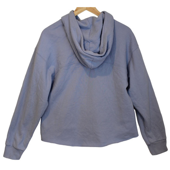 Abercrombie & Fitch Soft A&F Blue Pullover Long Sleeve Hoodie Sweatshirt Size S - Picture 2 of 5